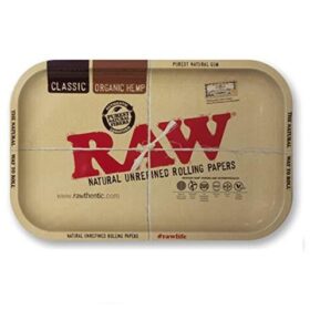 RAW METAL ROLLING TRAY MED GIRL/MIX/CAMO/SILVER/MONSTER