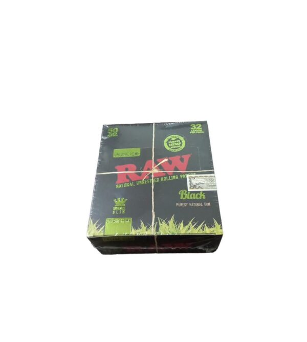 RAW KS BLACK ORGANIC HEMP X UNIDAD