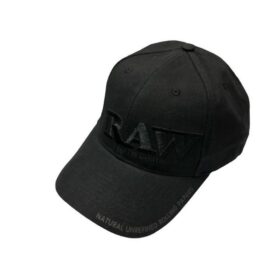 RAW HAT BLACK ON BLACK