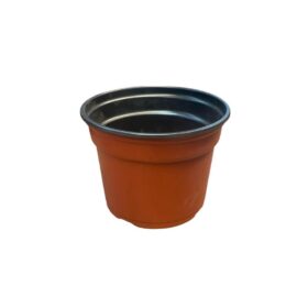 MACETA CARLUCCIO REDONDA "10" TER/NEGRO