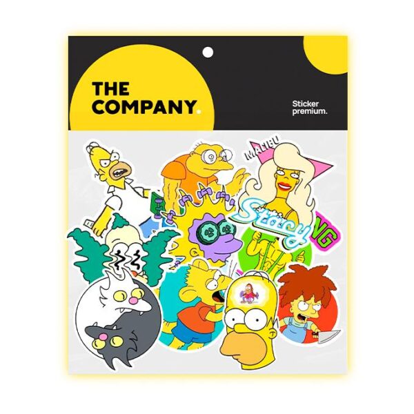 STICKER LOS SIMPSONS X 25 UNIDADES THE COMPANY