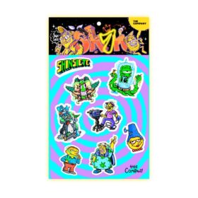 STICKER PLANCHITA SHIN7 LOS SIMPSON THE COMPANY