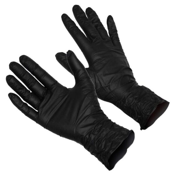 GUANTES TALLE S  NITRILO NEGROS  (Mínimo 2 Und.)