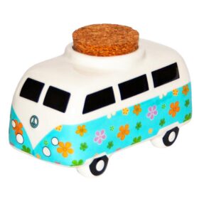 VINTAGE BUS CERAMIC STASH JAR 88093