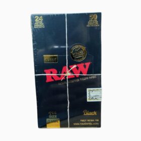 RAW BLACK PAPERS 1 1/4 (Mínimo 24 Und.)