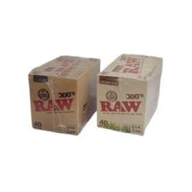 RAW CLASSIC/ORGANIC 300 LEAVES (Mínimo 40 Und.)