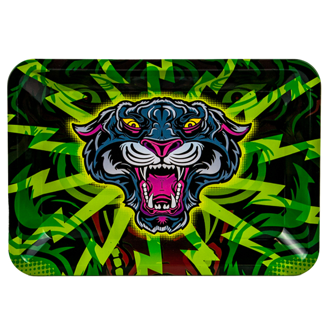 Bandeja Metal Tray Con Tapa Pantera 180 X 125mm MT65 - Imagen 3