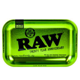 Bandeja Raw Metal Rolling Tray Emerald Green Small
