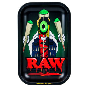Bandeja Raw Metal Rolling Tray Monster Small