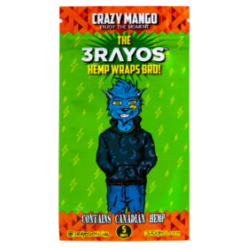 Sedas HEMP Wraps 3Rayos Crazy Mango X Unidad
