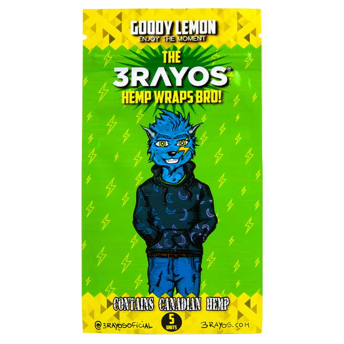 Sedas HEMP Wraps 3Rayos Goody Lemon X Unidad (copia)