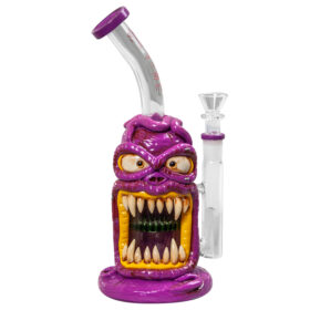 BONG 184 3D PINTADO A MANO CON PERCOLADOR PANAL DE MIEL 26CM