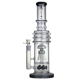 BONG 259 SUPER ROBUSTO CON DOBLE PERCOLADOR PULPO + ATRAPAHIELOS 41CM