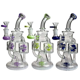 BONG 50 SUPER RECICLADOR CON 3 PERCOLADORES TIMON 25CM
