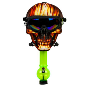 Bong Mascara Mask Fire Skull BM01