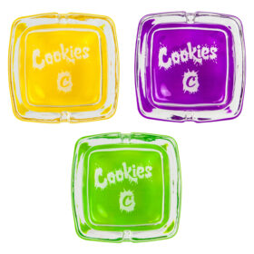 Cenicero de Vidrio Grande Cuadrado Cookies