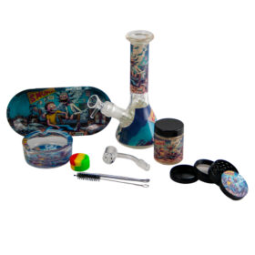 Kit Bong Cenicero Bandeja Banger Frasco Pica