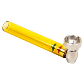 Pipa Recta de Vidrio Color PV19