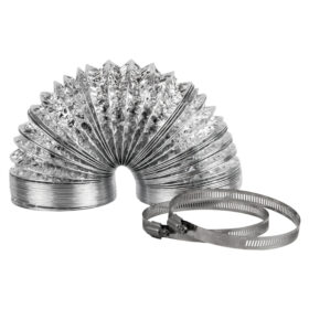 Ducto de aluminio Flexible Articulado 4" 2 Mts