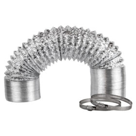 Ducto de aluminio Flexible Articulado 4" 5 Mts