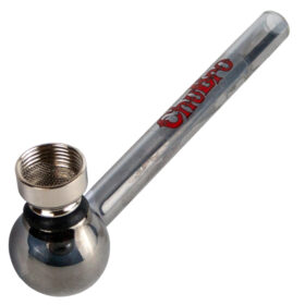 Pipa de Vidrio Chubro Color Metalico PV661