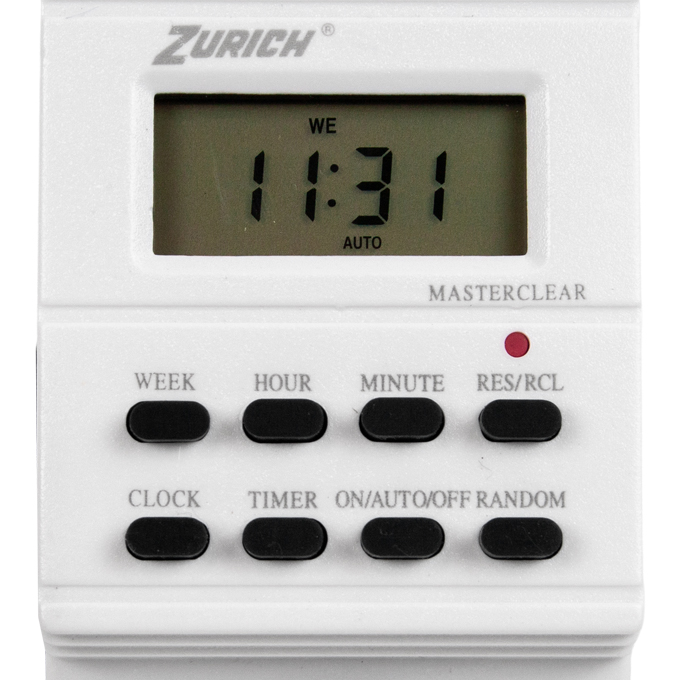 TIMER TEMPORIZADOR DIGITAL PROGRAMABLE ZURICH - Imagen 3