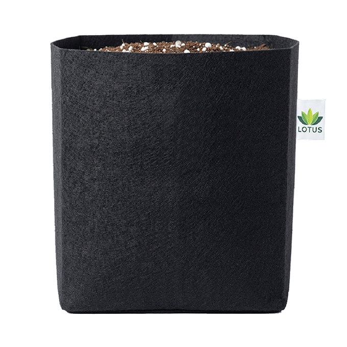 Maceta Geotextil Rectangular Lotus (20 LT)