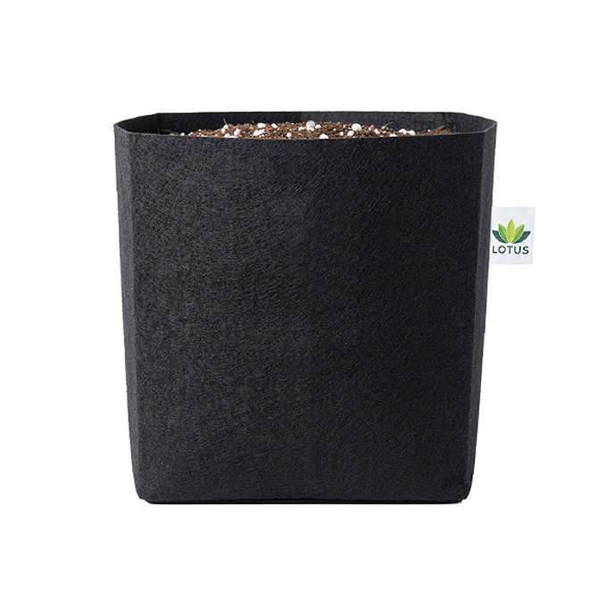 Maceta Geotextil Rectangular Lotus (5 LT)