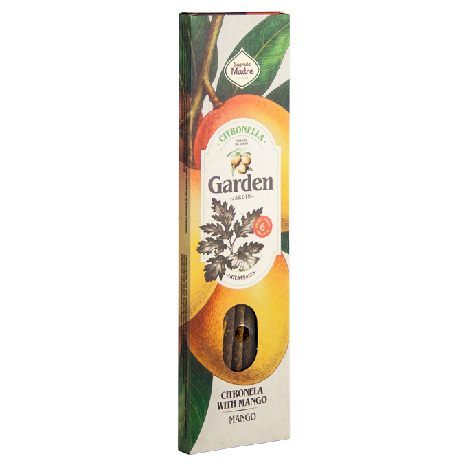 Sahumerio Sagrada Madre Garden Citronela Mango