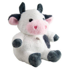 Peluche con Frasco de Guardado Pocogollo Vaca
