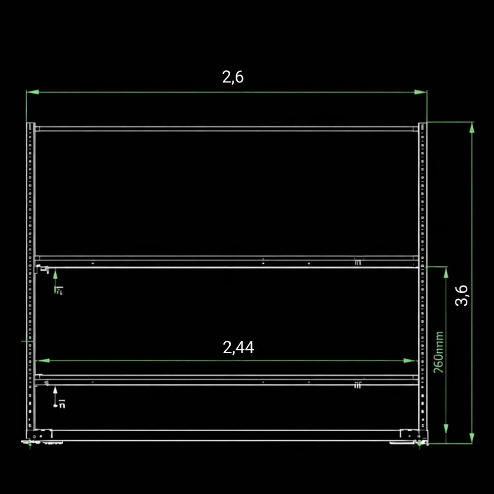 Cama de Cultivo 2 Pisos Fluxo - Imagen 2